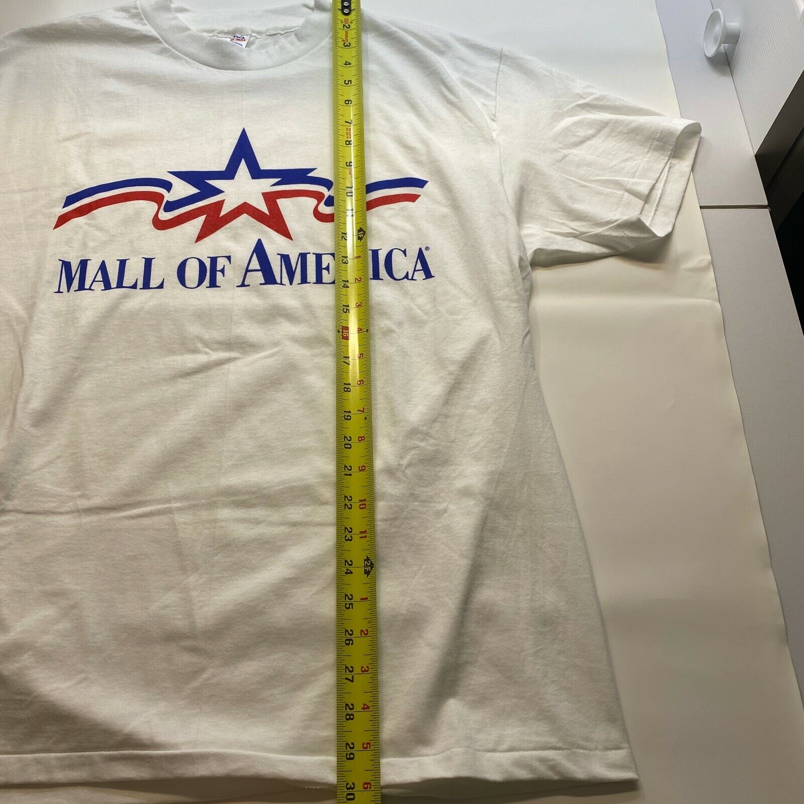 Vtg Mall Of America Single Stitch White Shirt Sz … - image 9