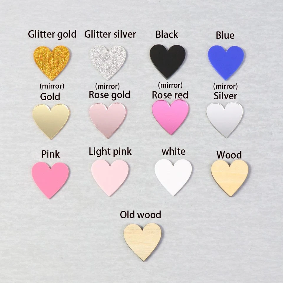 Personalizzati Coppia First Nomi Matrimonio Topper per Torta a Cuore Decorazione - Immagine 2 di 3