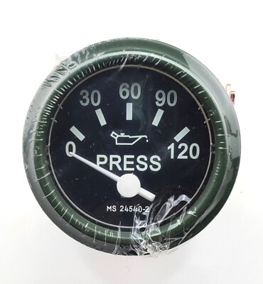 #ad 0 To 120 PSI Oil Pressure Gauge for HMMWV Military Truck Replaces # 12338471 $53.99