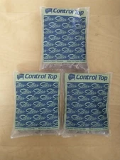 3 Pair SILKIES Control Top Pantyhose w/Support Legs Medium-Nude*NEW in Packaging