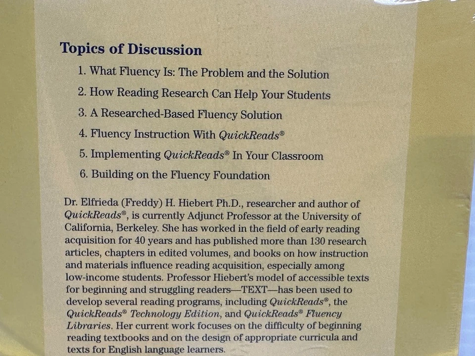 Quickreads CD Level E Books 1-3 Read Along Professionally Speaking on Fluency - Image 4 of 4