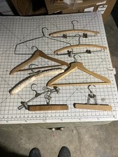 Antique Vintage Wood Clothes Hanger B388