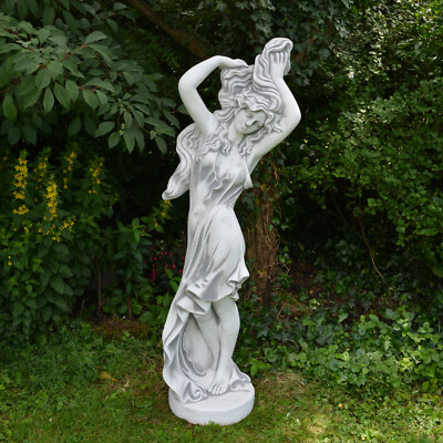 Frau-Figur Weibliche Hera Steinfigur Statue 153 cm 121 kg Weißbeton frostsicher