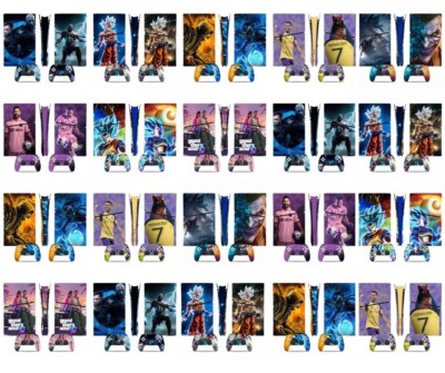 Skin Vinyl PS5 Slim Digital FREE SHIPPING Sticker Protector Hero Anime Gift USA