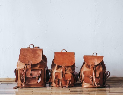 Para hombres cuero genuino Vintage Portátil Mochila Morral De Mensajero Bolso  Cartera para colegial | eBay
