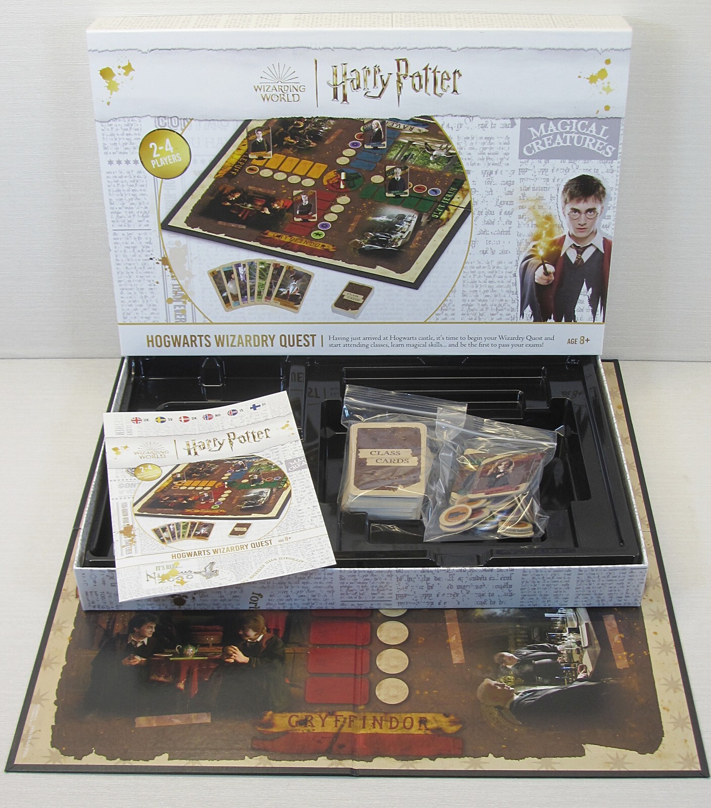 Harry Potter Hogwarts Wizardry Quest Board Game VGC Family Christmas Gift Toy