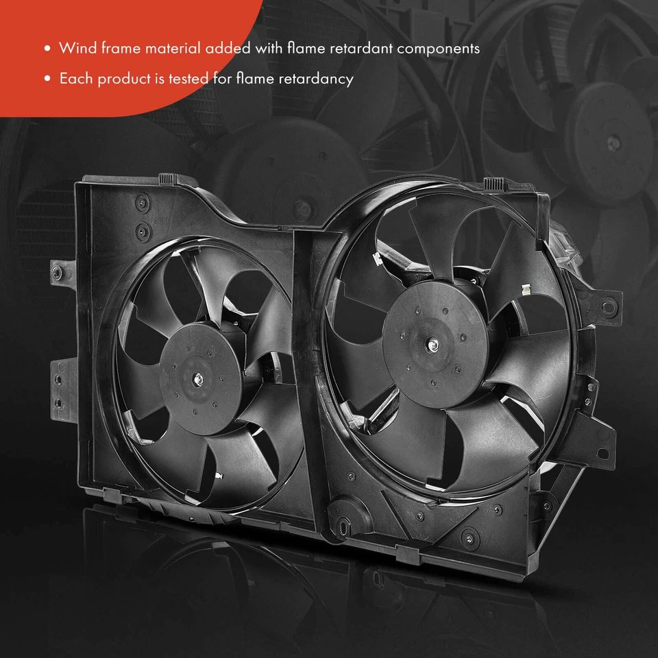 Радиатор, конденсатор и вентилятор охлаждения в сборе для Chrysler Plymouth Grand Voyager - Изображение 4 из 4