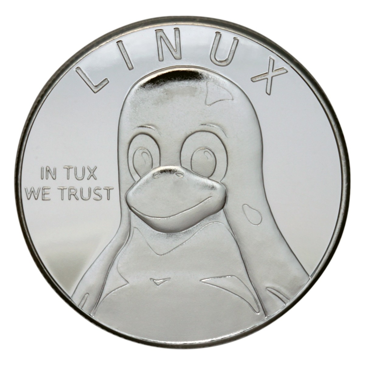 レア　CONPAQ PEZ ペッツ　Linux Tux ペンギン　未開封　MIB GNU/Linux Silver-plated Bronze Challenge Coin | eBay