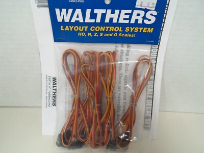 Walthers 942-113 Layout Control System Extension Cable Plug Socket Length 48'' 5p
