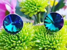 925 sterling silver swarovski crystal earrings