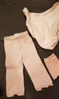 American Girl Marisol GOTY footless pink tights leg warmers ballet leotard