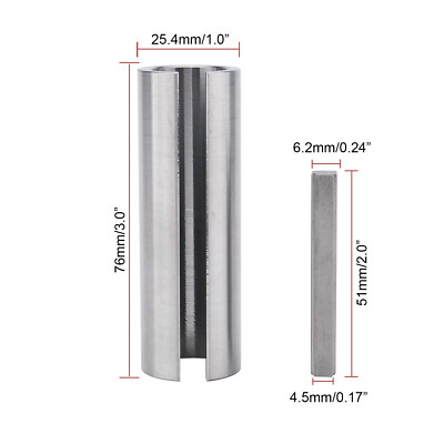 3/4 in to 1in w/Step Key Gas Engine Pulley Crank Shaft Sleeve