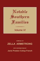 Zella Armstrong | Notable Southern Families. Volume Vi | Taschenbuch | Englisch
