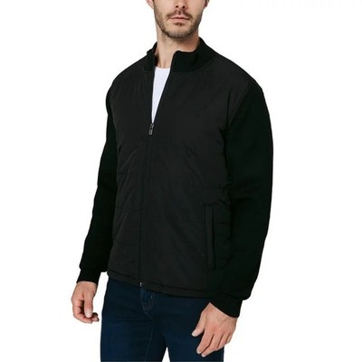 Infinity Men's Quilted Insulated Front Sweater XL NWT Full Zip Regular Fit