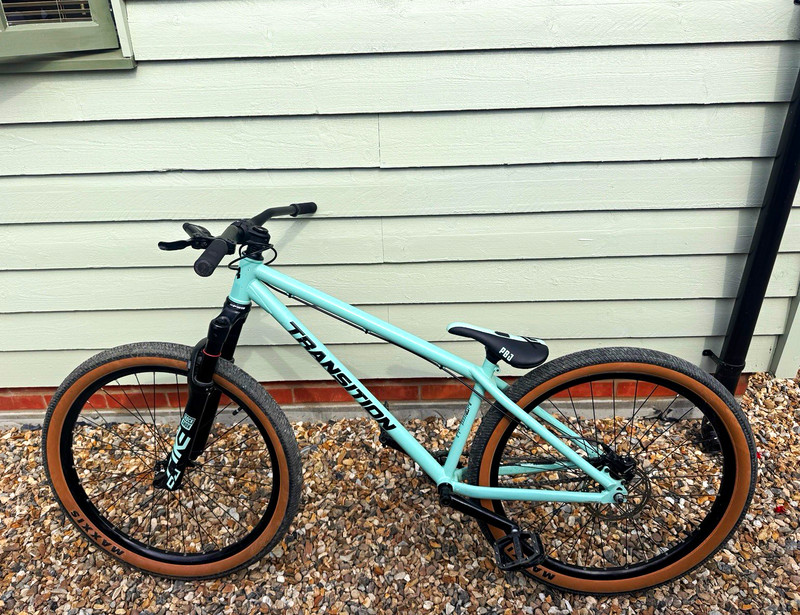 Transition PBJ 26in Dirt Jumper Bike L Chromoly - RockShox PIKE DJ suspension
