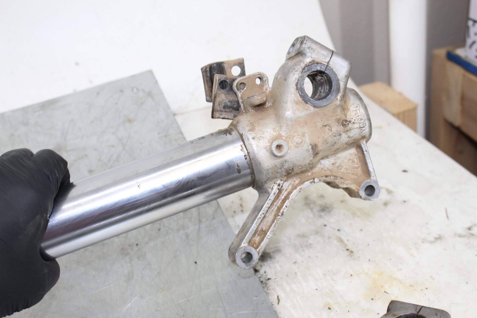 01-03 2003 YZ250F YZ 250F OEM Front Suspension Forks Damper Fork Set Assembly