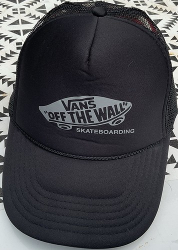 Vans “Off The Wall” Black Snapback Adjustable Hat Otto Collection