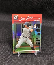 2023 Donruss Baseball Jace Jung /25 RETRO 1990 VARIATION VOLTAGE SSP RC #252 ⚡️