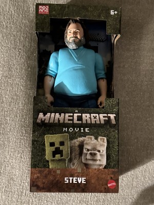 Mattel A Minecraft Movie 12 Inch Jack Black Steve Large Action