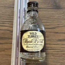Wild Turkey Rare Breed Mini Bottle Kentucky Straight Bourbon Whiskey Empty 50ml