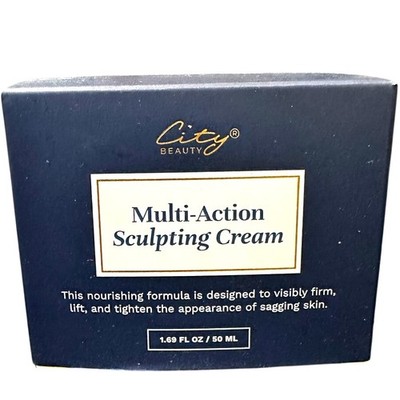 City Beauty Multi-Action Sculpting Cream Skin Treatment 1.69oz/50ml-NEW Sealed 
