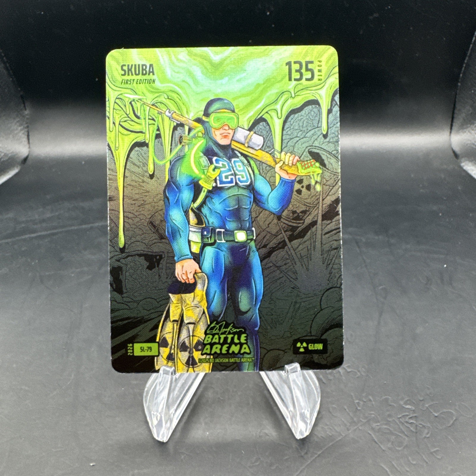 2026 Bo Jackson Battle Arena "Griffey Set" Skuba Slime Glow Case Hit SL-79
