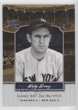 2008 Upper Deck Yankee Stadium Legacy Lefty Gomez #YSL807 HOF 3h2