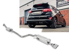 Milltek Sportauspuffanlage Ford Fiesta Mk8 1.0l ST-Heck 2x90mm rund