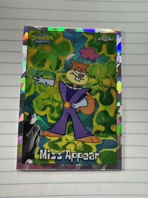 Topps Chrome 2025 Spongebob Miss Appear #138 Night Shift Variant NM 