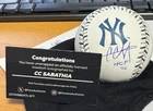 CC Sabathia  Fanatics MLB Under Wraps Signed Autograph Baseball Yankees HOF