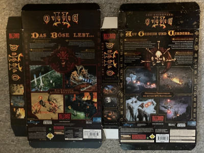 Diablo II (2) und Erweiterung Lord of Destruction Box - Gut erhalten