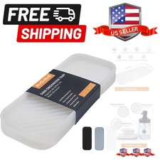 Silicone Organizer Tray, Soap and Sponge Holder for Kitchen Sink, Bathroom - ...