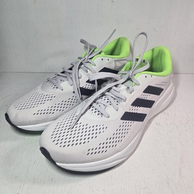 Adidas Supernova 2 Running Shoes Mens 12.5 Dash Grey Solar Green 