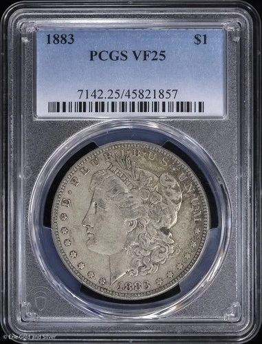 1883-P $1 Morgan Silver Dollar PCGS VF 25