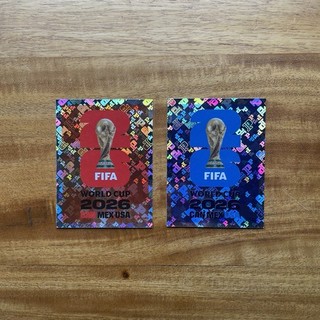 Panini FIFA World Cup 2026 Trophy Foil Hologram Stickers Lot Of 2 FWC 6 FWC 8