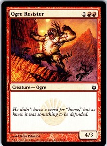 Ogre Resister #72 Mirrodin Besieged MTG