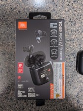 JBL Tour Pro 2 True Wireless Noise-Cancelling Earbuds Black
