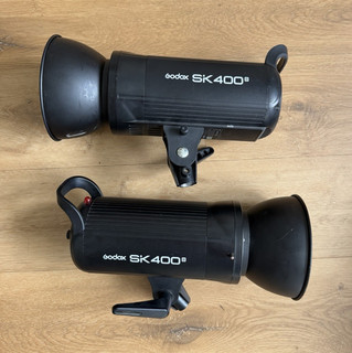 Godox SK400II 400W Studio Flash Monolight 2x Heads Bowens S Mount Black