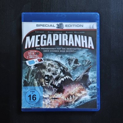MEGAPIRANHA (2010) Blu-Ray Special Edition - 2D & 3D incl. 2 Brillen