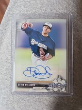 2017 Bowman - Retail Prospect Autographs Devin Williams #PA-DW (AU, RC)