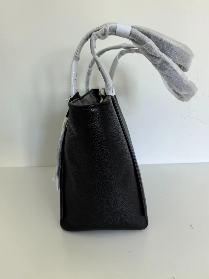 Bolso de Mano Michael Kors Whitney Mediano Cuero Guijarro Negro Foto 4 de 4