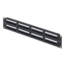 StarTech.com 48-Port 2U Rackmount Cat6 Patch Panel, RJ45, UTP, 110 Punch-Down,