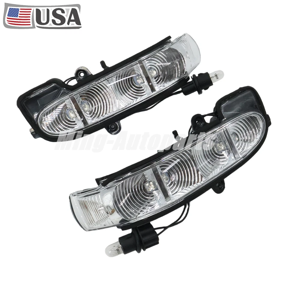 2X Luz de señal de giro del espejo lateral L+R para Mercedes Benz Clase E W211 S211 2002-06 Foto 2 de 4