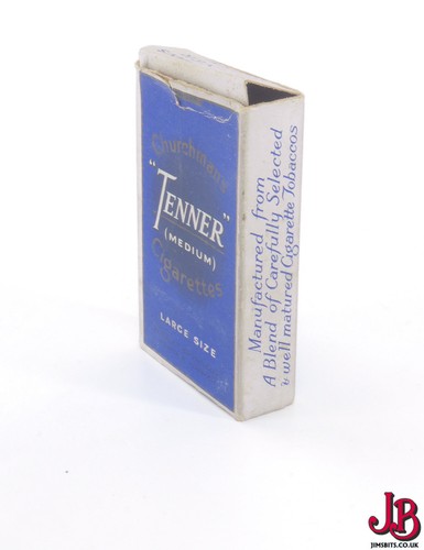 An old empty Churchmans Tenner cigarette box / packet / pack - Picture 2 of 6