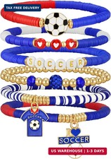doubgood 2026 World Soccer Cup Stretch Beaded Bracelets Soccer Gifts Football Ch
