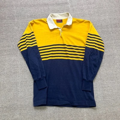 Vintage Canterbury Rugby Shirt Mens Medium Blue 1990s New Zealand - Image 1 of 4