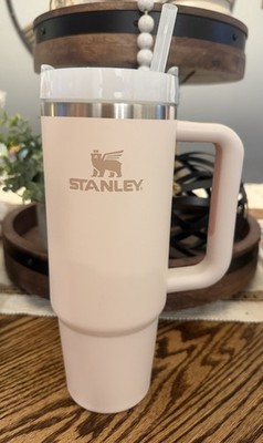STANLEY Quencher H20 Tumbler Rose Quartz 30oz HAS LOGO ON ONE SIDE BARELY USED