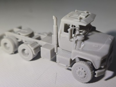 Ho Scale Mack Dm690 Daycab Premium Line Undecorated Kit 3d Printed
