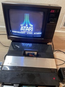 Atari 5200 4 Port Console, Rebuilt Working Controller, 8 Games. Fully Tested