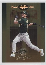 1996 Leaf Limited Gold Jason Giambi #56 0q3